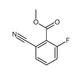 2-氰基-6-氟苯甲酸甲酯结构式