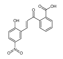 2-[3-(2-hydroxy-5-nitrophenyl)prop-2-enoyl]benzoic acid Structure