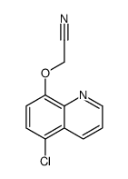 2-(5-chloroquinolin-8-yl)oxyacetonitrile Structure