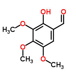 2-Hydroxy-3,4,5-trimethoxybenzaldehyde Structure
