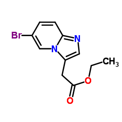 2-(6-溴咪唑并[1,2-a]吡啶-3-基)乙酸乙酯图片