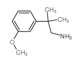 2-(3-甲氧基苯基)-2-甲基-1-丙胺结构式