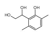 1-(2-hydroxy-3,6-dimethylphenyl)ethane-1,2-diol结构式
