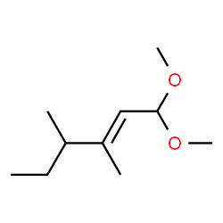 2-Hexenal diethyl acetal, trans structure