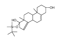 17-O-叔丁基二甲基硅基5,14-雄甾二烯-3β,17β-二醇结构式