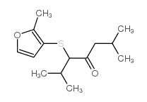 2,6-dimethyl-3-((2-methyl-3-furyl)thio)-4-heptanone Structure