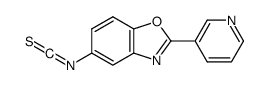 5-isothiocyanato-2-pyridin-3-yl-1,3-benzoxazole结构式