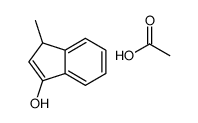 acetic acid,3-methyl-3H-inden-1-ol结构式
