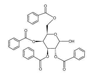 2,3,4,6-TETRA-O-BENZOYL-D-GALACTOPYRANOSIDE结构式