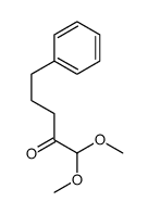 1,1-dimethoxy-5-phenylpentan-2-one结构式