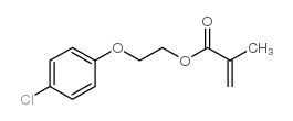 4-氯苯氧基甲基丙烯酸乙酯结构式