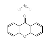 dichloromercury,xanthen-9-one Structure