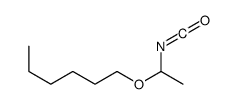 1-(1-isocyanatoethoxy)hexane Structure
