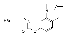 dimethyl-[2-methyl-5-(methylcarbamoyloxy)phenyl]-prop-2-enylazanium,bromide Structure