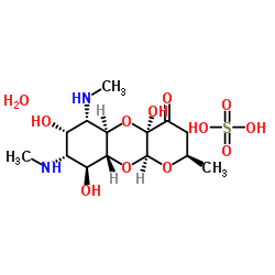 Spectinomycin sulfate tetrahydrate Structure