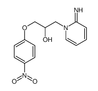 1-(2-iminopyridin-1-yl)-3-(4-nitrophenoxy)propan-2-ol Structure
