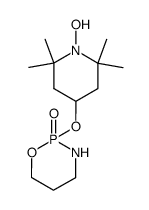 2,2,6,6-tetramethyl-4-(2-oxo-2λ5-[1,3,2]oxazaphosphinan-2-yloxy)-piperidin-1-ol结构式