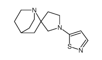 5-spiro[1-azabicyclo[2.2.2]octane-2,3'-pyrrolidine]-1'-yl-1,2-thiazole Structure