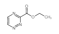 1,2,4-三嗪环-3-羧酸乙酯结构式