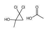 acetic acid,2,2-dichloro-1-methylcyclopropan-1-ol Structure