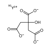 (90Y)yttrium citrate structure