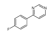 (9CI)-4-(4-氟苯基)-嘧啶结构式