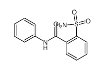 o-[(phenyl)carbamoyl]-benzenesulfonamide结构式