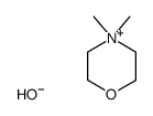 4,4-dimethylmorpholin-4-ium hydroxide Structure