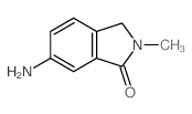 6-氨基-2-甲基异吲哚啉-1-酮结构式