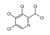 3,4,5-trichloro-2-(dichloromethyl)pyridine结构式