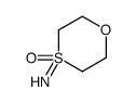 1,4-Oxathiane, 4,4-dihydro-4-imino-, 4-oxide Structure