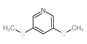 3,5-双(甲基硫代)吡啶结构式
