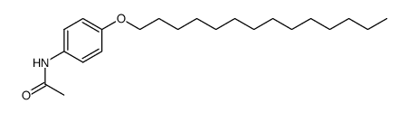 N-(4-(tetradecyloxy)phenyl)acetamide结构式