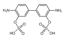 3,3'-bis-sulfooxy-benzidine结构式