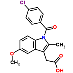 Indomethacin sodium hydrate structure