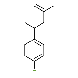 1-Fluoro-4-(1,3-dimethyl-3-butenyl)benzene Structure