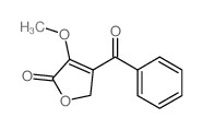 4-benzoyl-3-methoxy-5H-furan-2-one结构式