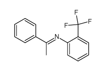 2-trifluoromethyl-N-(1-phenylethylidene)benzenamine Structure