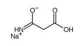 3-氨基-3-氧代丙酸钠结构式