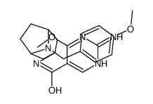 2-amino-4-methoxy-N-[8-[(4-methoxyphenyl)methyl]-8-azabicyclo[3.2.1]octan-3-yl]pyrimidine-5-carboxamide结构式