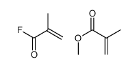 methyl 2-methylprop-2-enoate,2-methylprop-2-enoyl fluoride Structure
