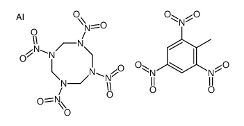 aluminum,2-methyl-1,3,5-trinitrobenzene,1,3,5,7-tetranitro-1,3,5,7-tetrazocane Structure