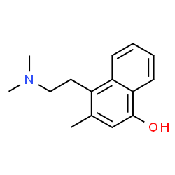 1-Naphthalenol,4-[2-(dimethylamino)ethyl]-3-methyl-(9CI)结构式