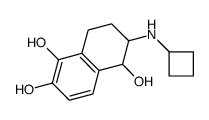 2-cyclobutylamino-5,6-dihydroxy-1,2,3,4-tetrahydro-1-naphthalenol结构式