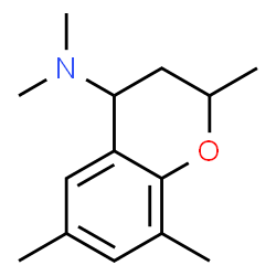 2H-1-Benzopyran-4-amine,3,4-dihydro-N,N,2,6,8-pentamethyl-(9CI) Structure