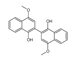 2-(1-hydroxy-4-methoxynaphthalen-2-yl)-4-methoxynaphthalen-1-ol Structure