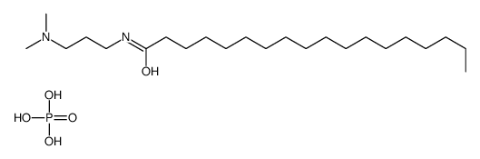 N-[3-(dimethylamino)propyl]stearamide phosphate Structure