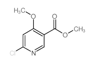 6-氯-4-甲氧基烟酸甲酯结构式