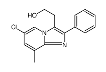 Imidazo[1,2-a]pyridine-3-ethanol, 6-chloro-8-methyl-2-phenyl Structure
