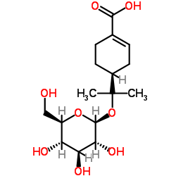 橄榄苦苷酸 8-O-葡萄糖苷结构式